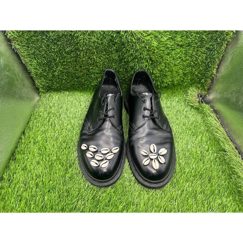 Dr. Martens 1461 Mono 14345001 Oxford Shoe Unisex M9/W10 Black Leather Sea Shell